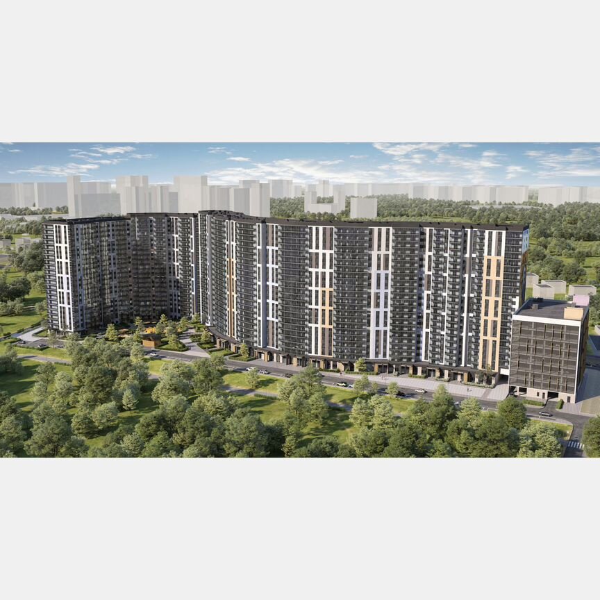 Квартира-студия, 32,2 м², 15/22 эт.