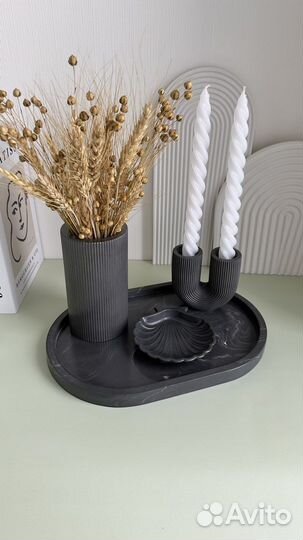 Силиконовая форма овальный поднос 30*20 см