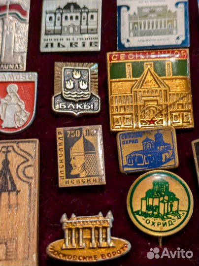 Значки СССР, знаки, значки иголка СССР и пр