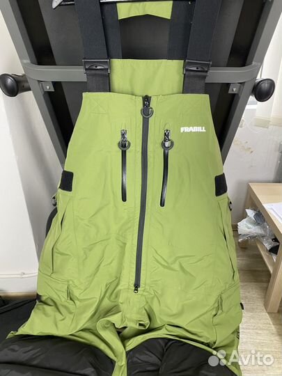 Frabill F4 полукомбинезон для рыбалки зелёный