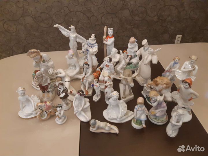 Фарфоровые статуэтки СССР лфз Дулево Вербилки Киев
