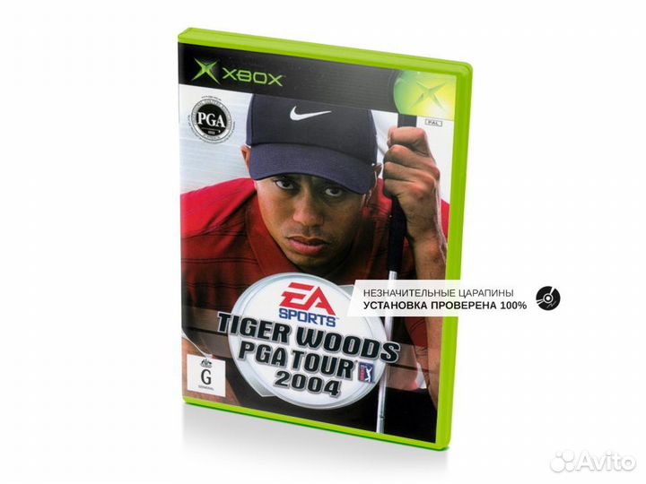 Tiger Woods PGA Tour 2004, б/у, незнач.царап., анг