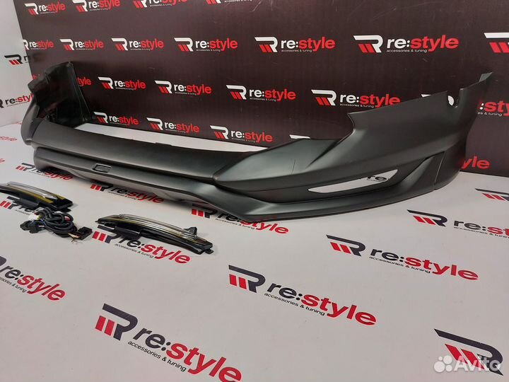 Губа передняя Toyota Harrier 60 2м 17-21г Modellis