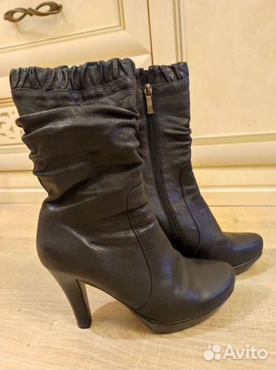 Полусапожки женские 37 размер натуральная кожа
