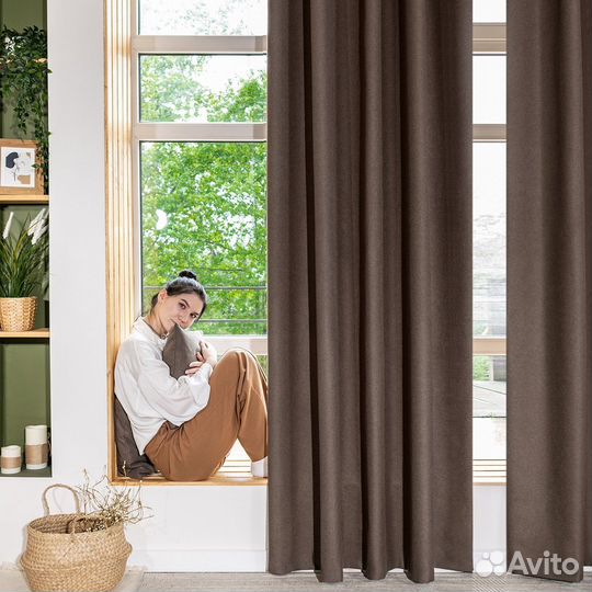 Шторы блэкаут Массимо Цикорий