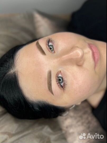 Перманентный макияж бровей и губ+Оформление