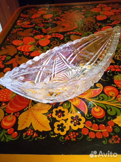 Ваза хрусталь