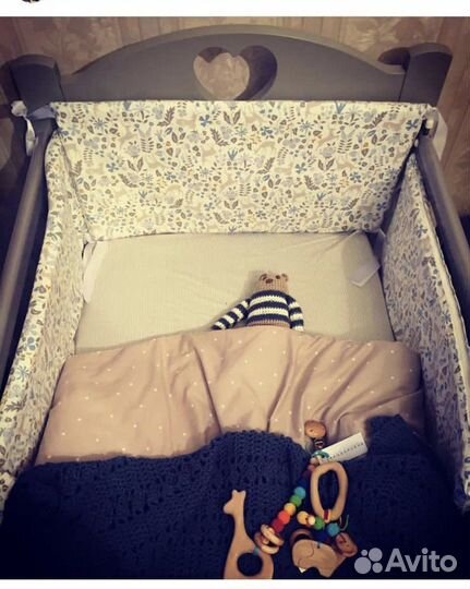 Бортики в детскую кроватку