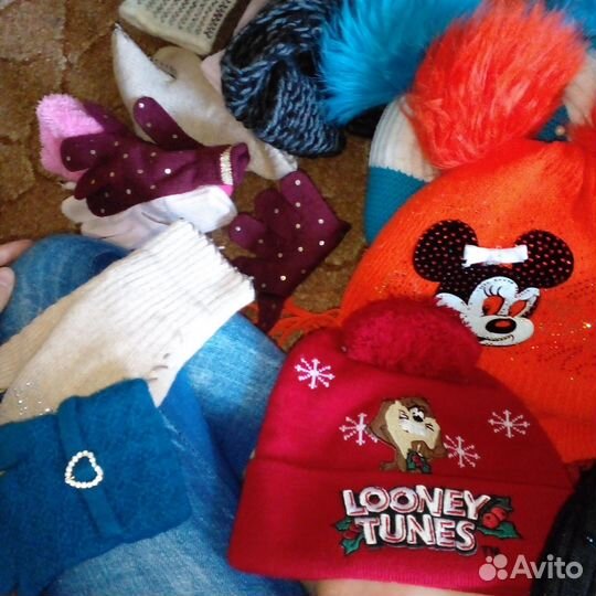 Варежки шапки