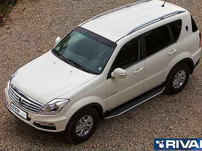 Пороги подножки на Ssang Yong Rexton 2007-2016