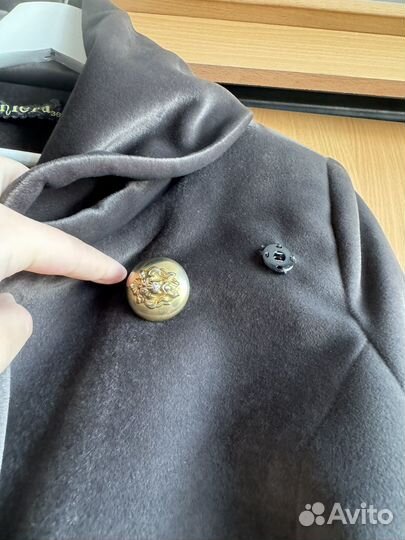 Пальто женское демисезонное 44 шерсть 40%