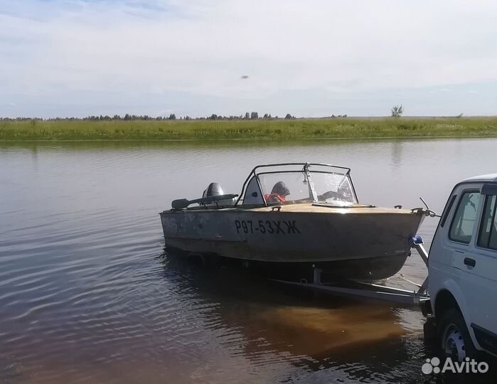 Моторная лодка Прогресс -2М с мотором yamaha 30 лс