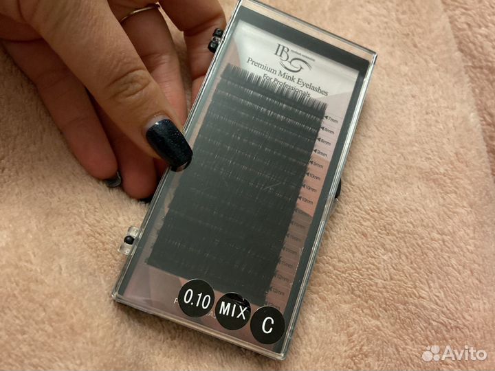 Ресницы для наращивания ibeauty 0,10 mix изгиб С