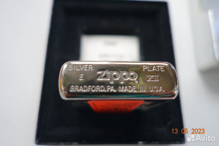 Зажигалка Zippo серебро новая