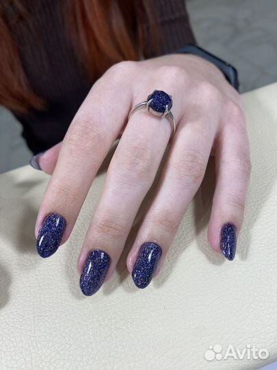 Маникюр с покрытием гель лак, наращивание