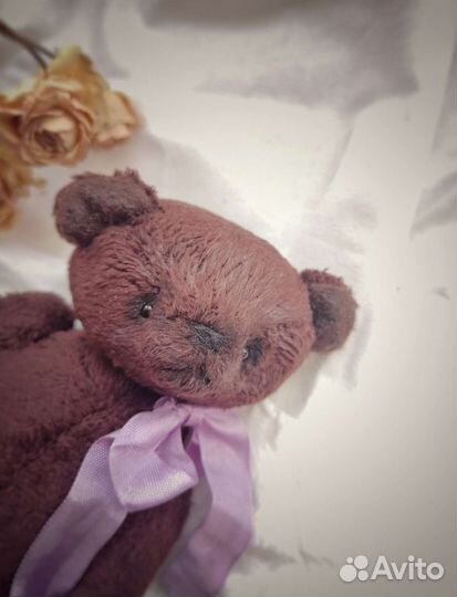 Игрушка ручной работы мишка