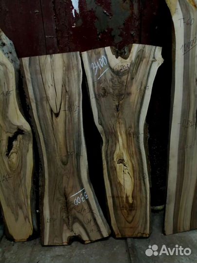 Слэбы разных пород дерева