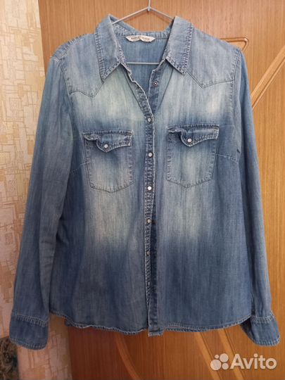 Джинсовая рубашка Mango Доставка
