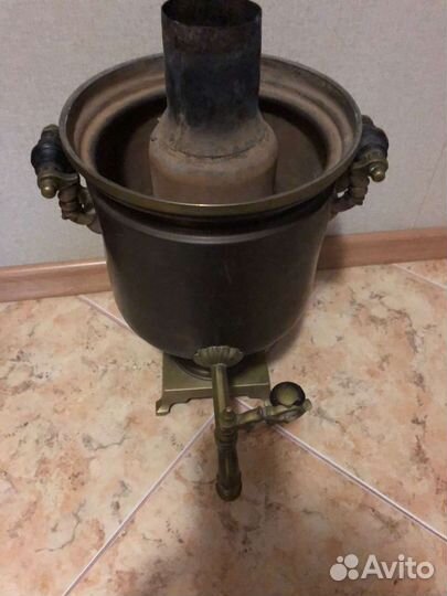 Самовар на дровах старинный