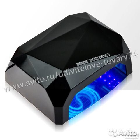 Лампа для сушки ногтей черная