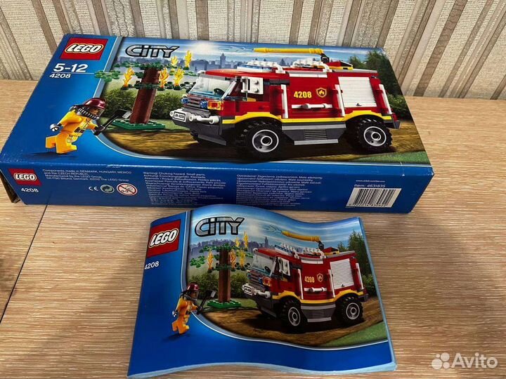 Пожарный внедорожник lego