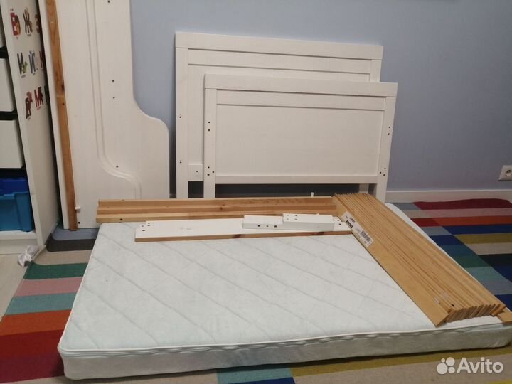 Детская раздвижная кровать Икеа Сундвик