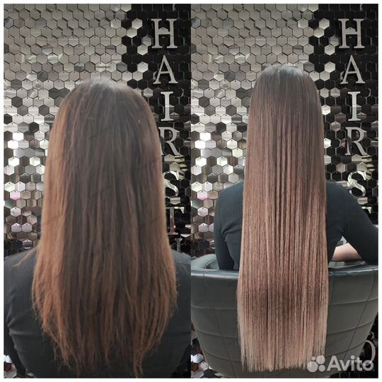 Волосы для наращивания биопротеин и натуральный