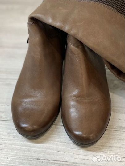 Сапоги осенние женские натуральная кожа 38