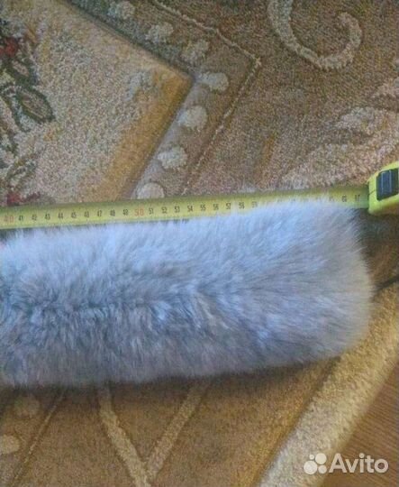 Меховой воротник песец