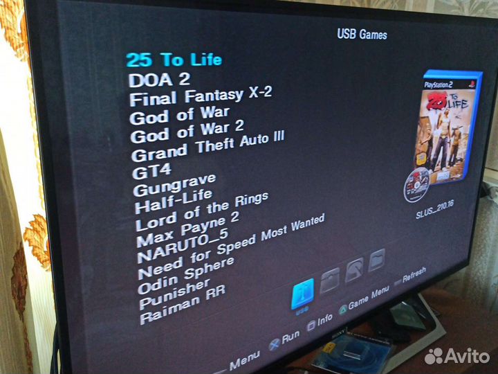 Ps2 scph 77008 25 игр в комплекте USB