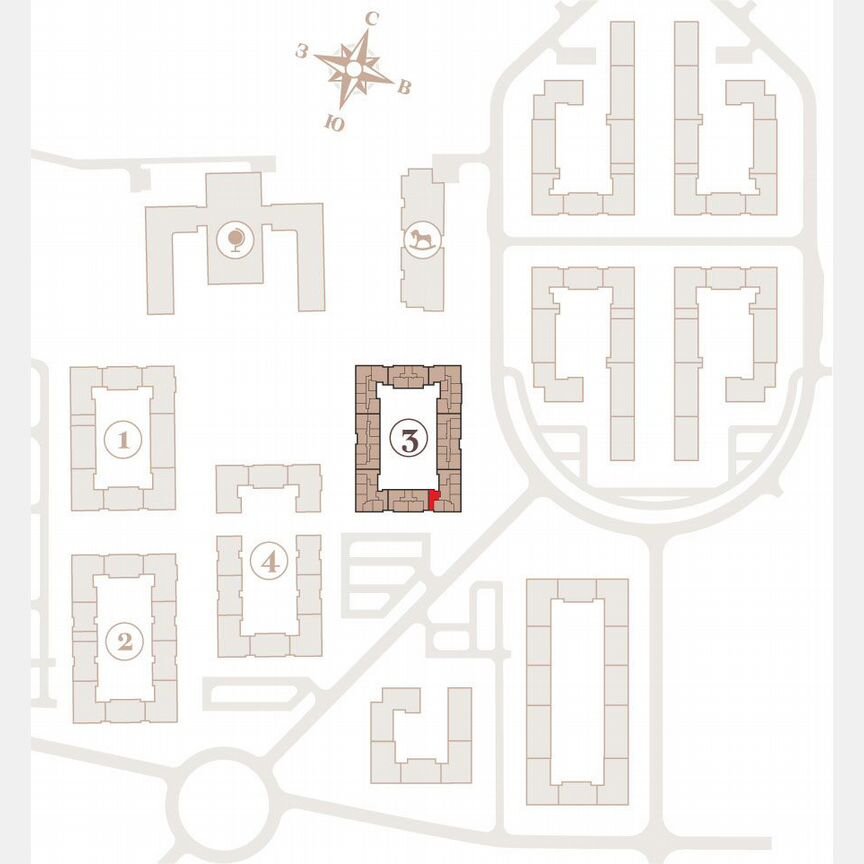 2-к. квартира, 56 м², 3/4 эт.