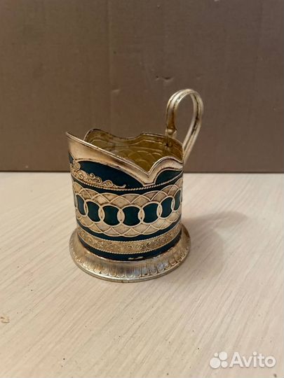 Алюминиевый подстаканник СССР