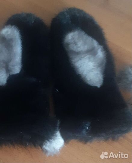 Норковые варежки