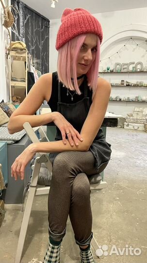 Шапка женская вязаная