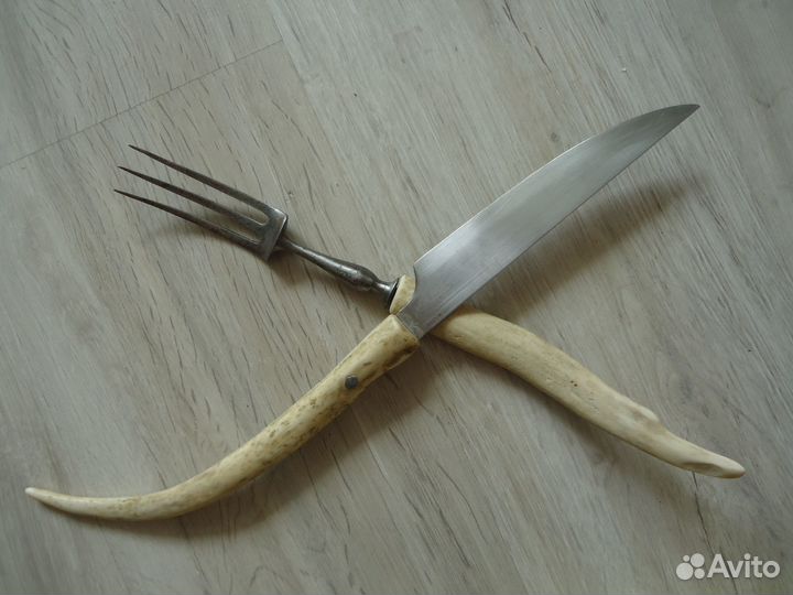 Набор для пикника нож и вилка большие