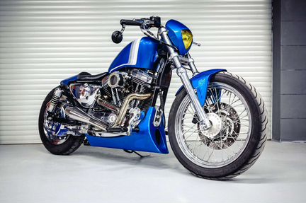 Harley Davidson Custom синий