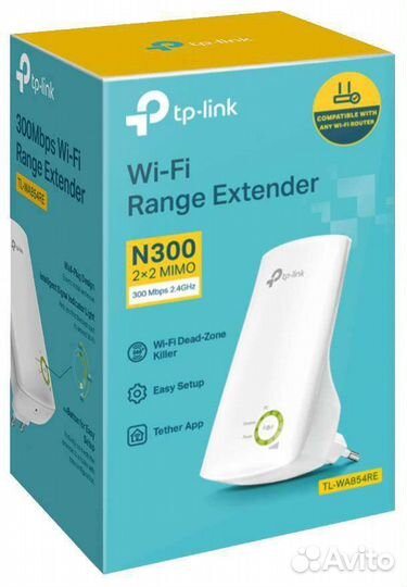 Усилитель Wi-Fi сигнала, модель TP-Link TL-WA854RE
