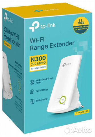 Усилитель Wi-Fi сигнала, модель TP-Link TL-WA854RE