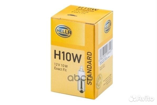 Лампа накаливания H10W 12V 10W BA9s 8gh002473