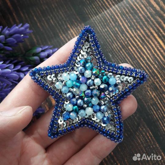 Брошь ручной работы
