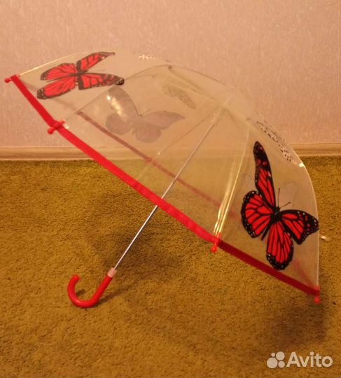 Зонт - трость детский для девочки