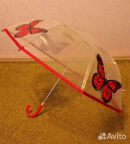 Зонт - трость детский для девочки