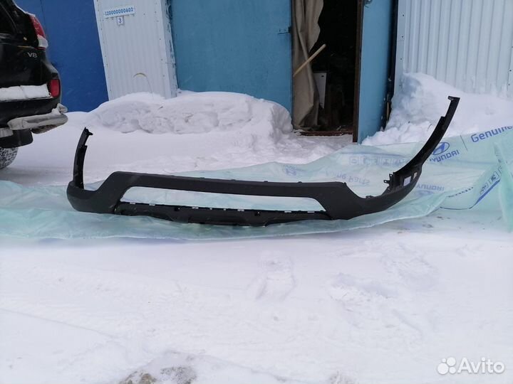 Передний бампер kia santa fe III
