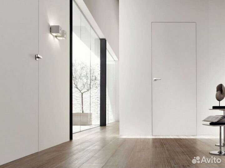 Скрытые двери под покраску