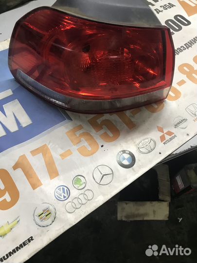 Фонарь задний левый Volkswagen Golf 6 2008-2013