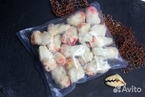 Краб камчатский, мясо розочки