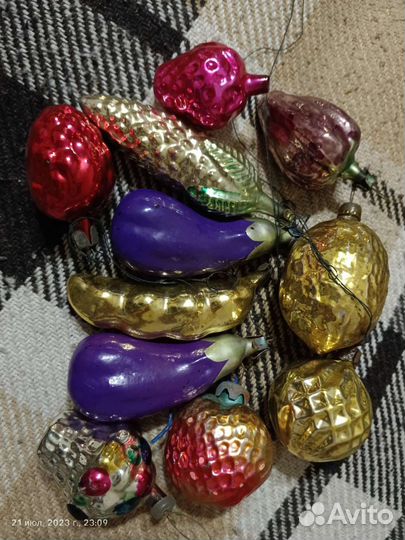 Советские елочные игрушки