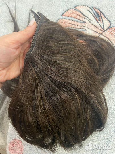 Волосы натуральные на заколках