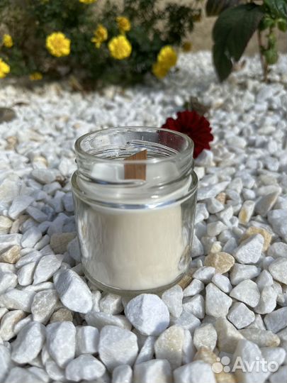 Свечи восковые в гипсе