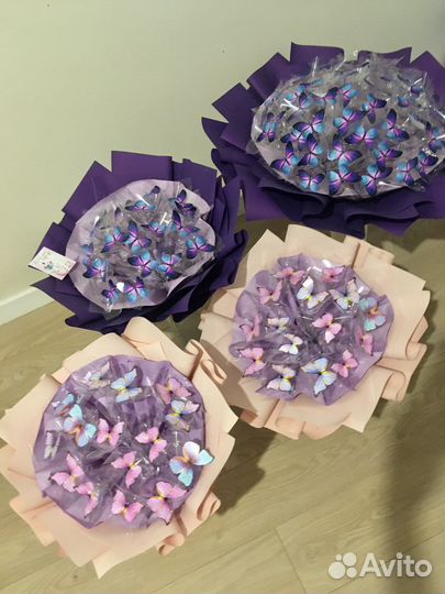 Букеты из бабочек